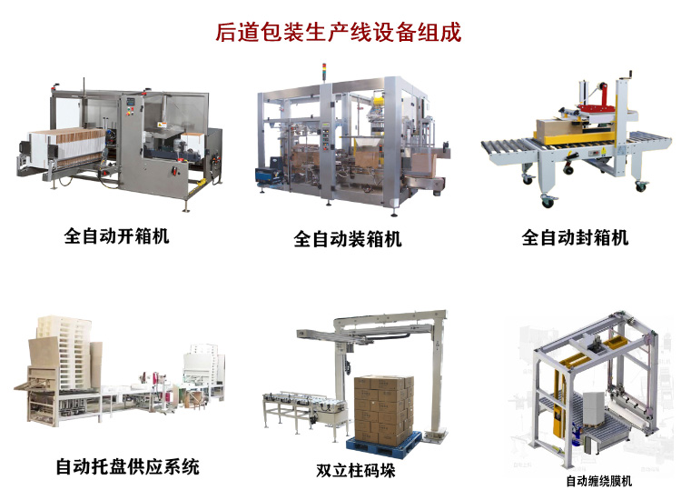 后道包裝生產(chǎn)線設備組成