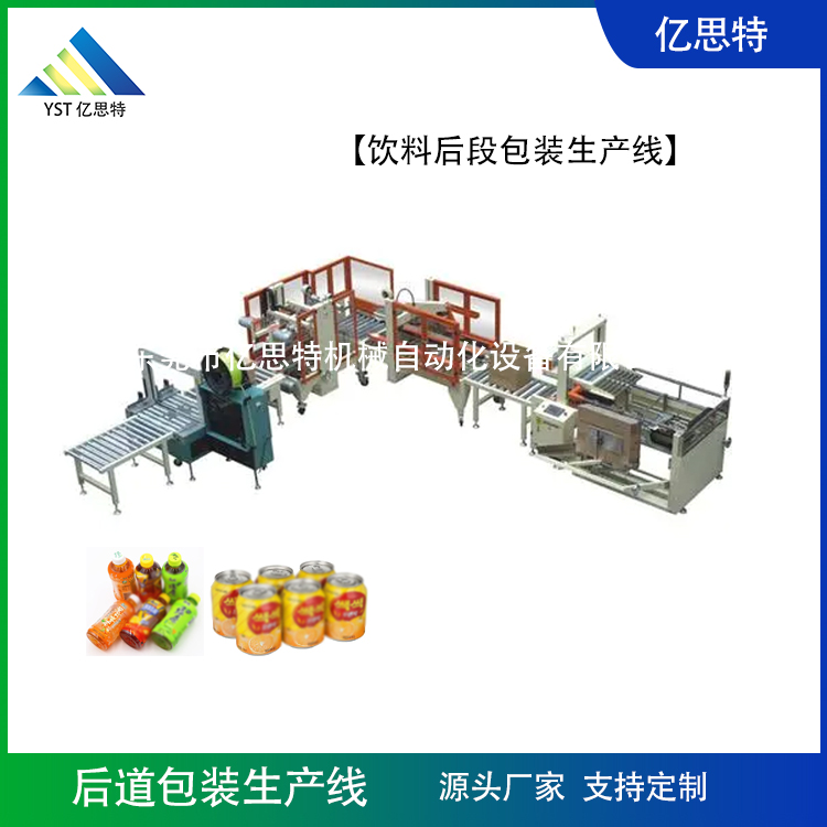飲料后段包裝線案例