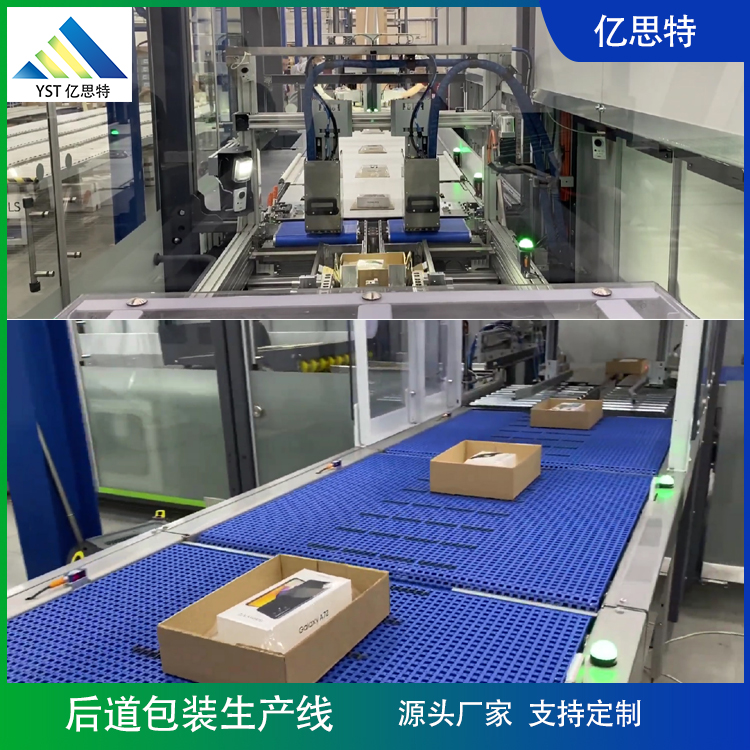 手機盒后段包裝產線案例