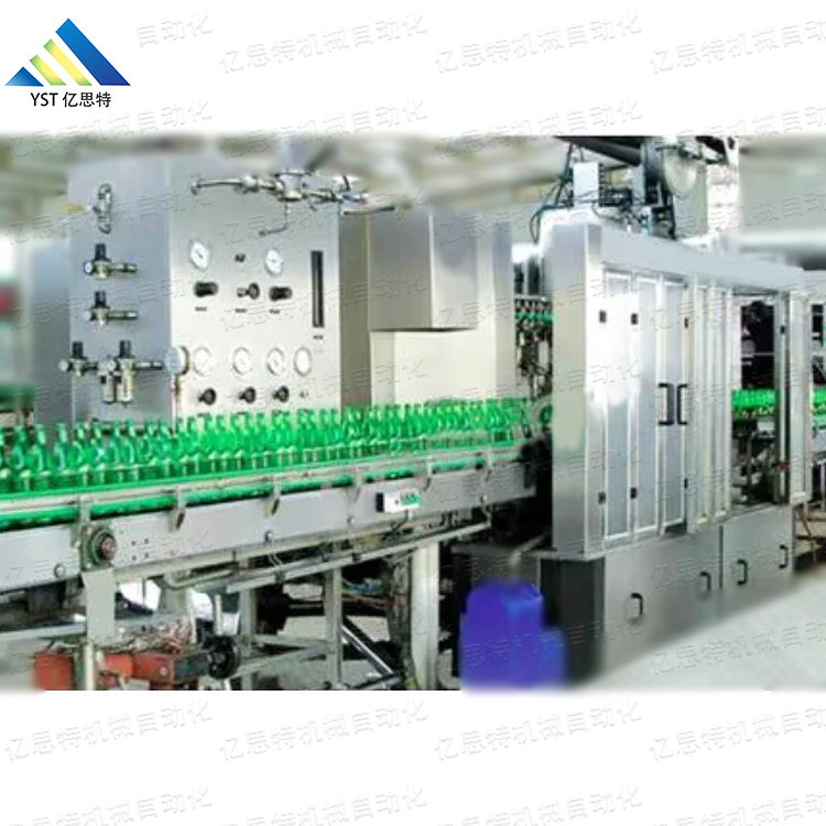 啤酒后段包裝產(chǎn)線實(shí)景