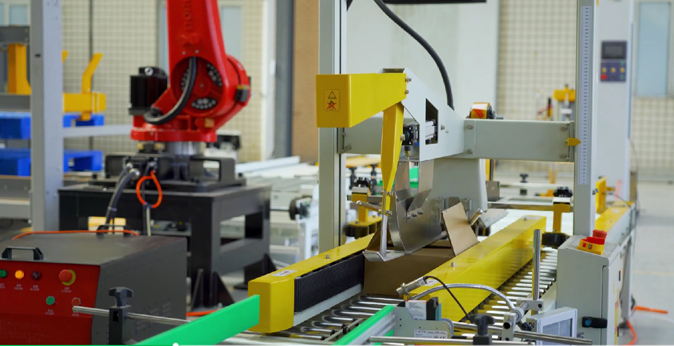 卷材自動化后道包裝線案例