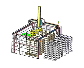 雙托盤桁架碼垛機(jī)