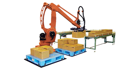 單臂立柱紙箱碼垛機器人