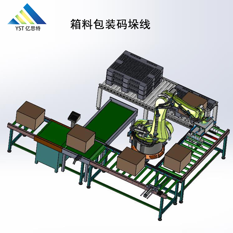 箱料包裝碼垛生產(chǎn)線YST-HD-4052